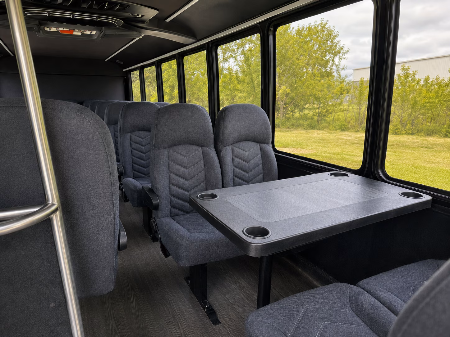 15 passenger minibus inside