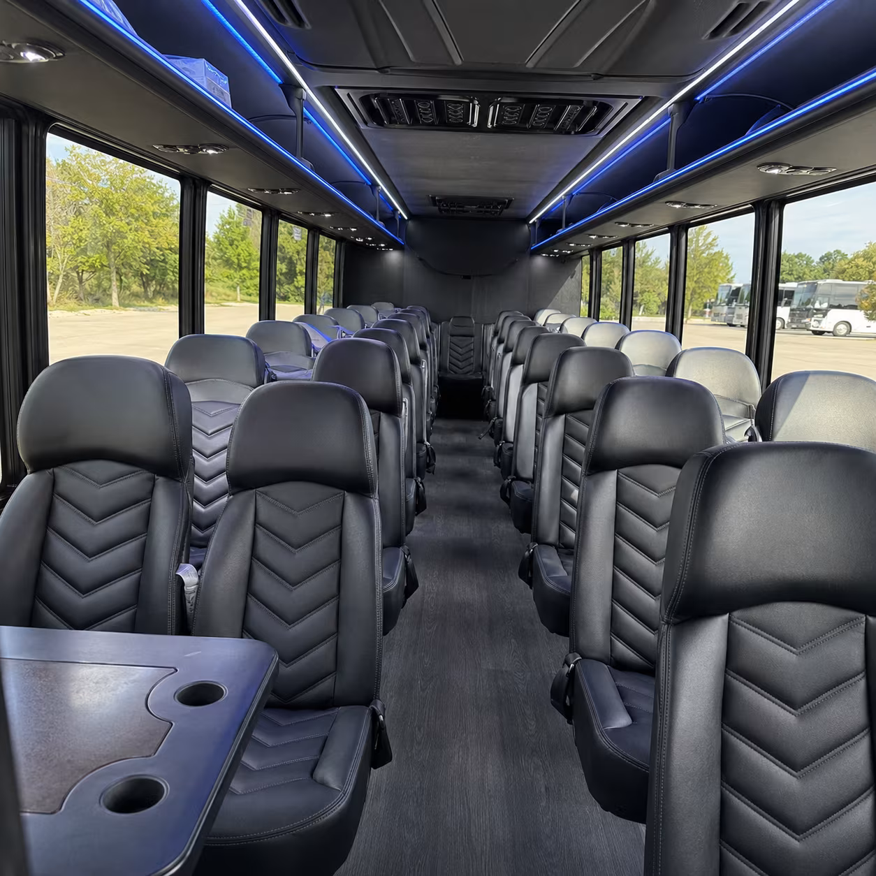 30 passenger minibus inside