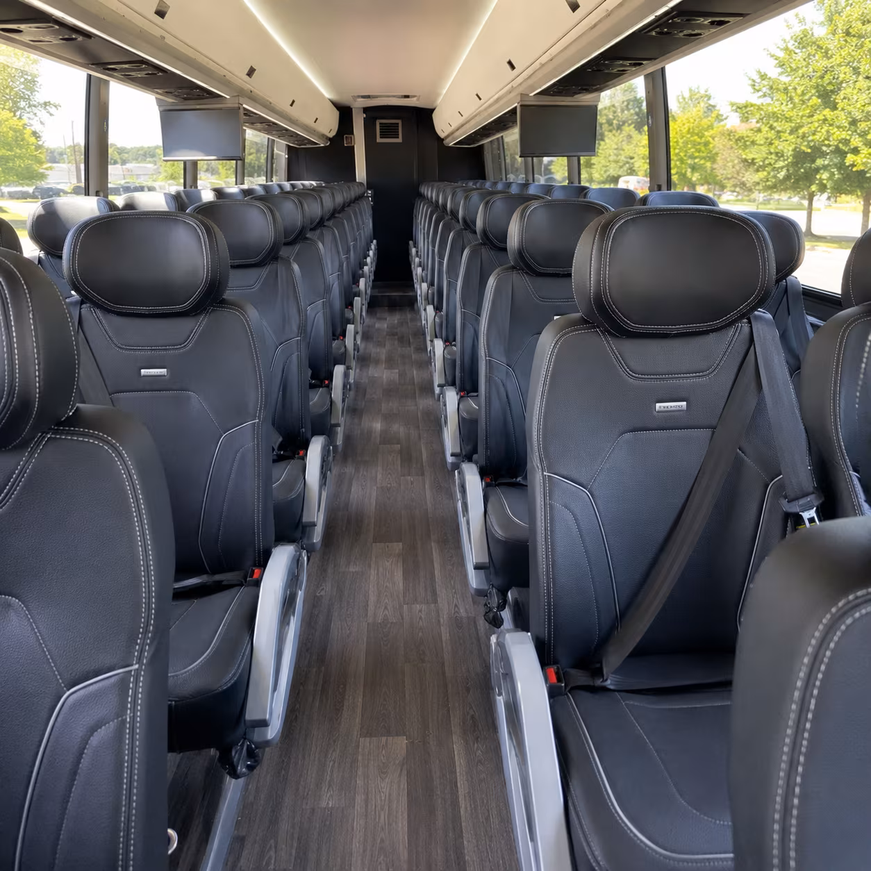 westminster charter bus interior